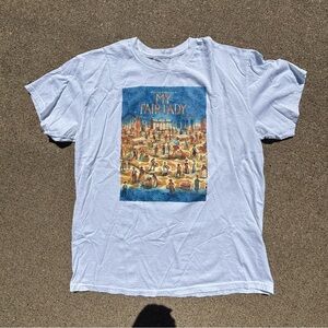 My Fair Lady Broadway Graphic Tee in White